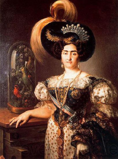 Vicente Lopez y Portana Portrait of Maria Francisca de Assis de Braganca France oil painting art